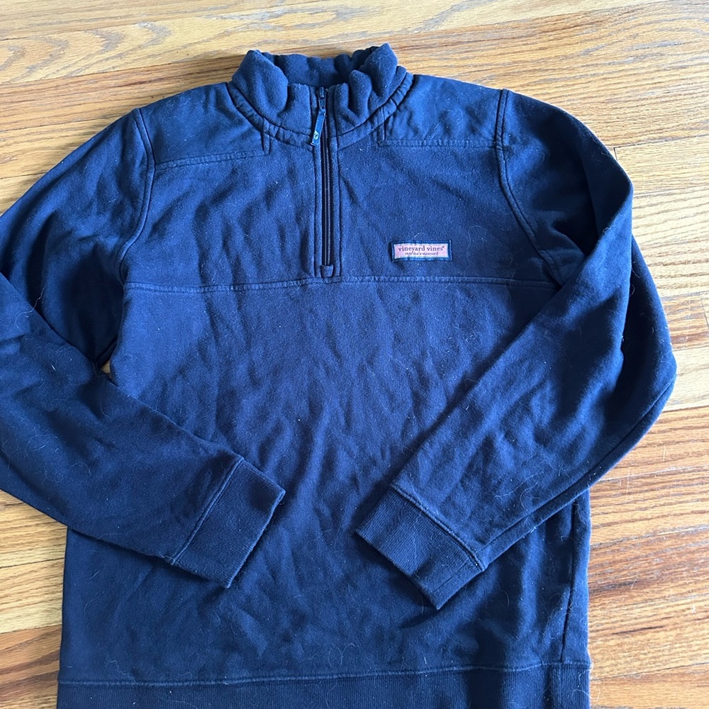 Vineyard Vines Boys Navy Blue Quarter Zip size XL